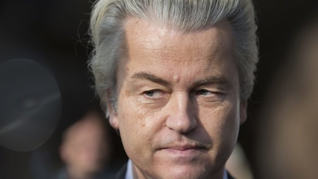 Geert Wilders, leader of the Freedom Party.