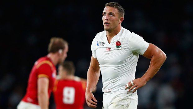 Back to the bench: Sam Burgess.