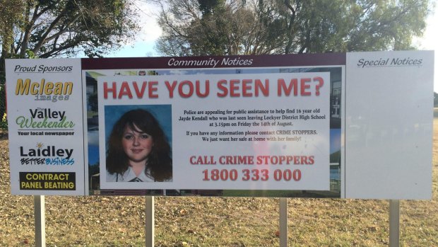The Lockyer Valley had rallied in a bid to find Jayde Kendall after she went missing.