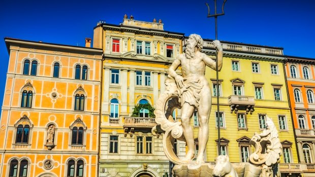 The main square of the northern Italian city of Trieste.