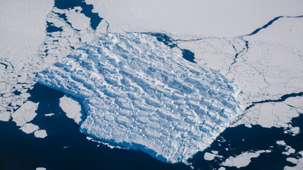 Flying over Antarctica in a Qantas 747, a 13-hour round trip from Sydney.