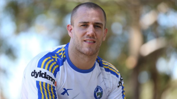 Short-lived stint: Englishman Lee Mossop, who played for the Eels in 2014.