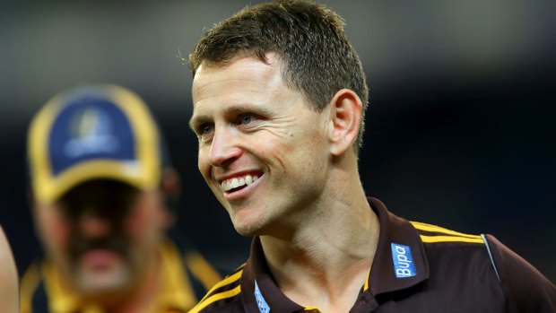 Hawthorn's assistant coach Brendon Bolton.