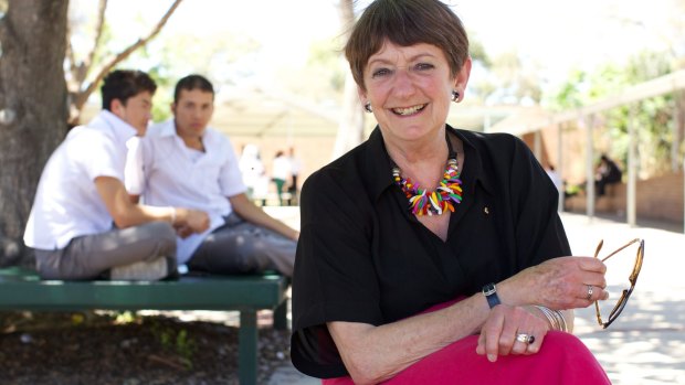Holroyd High principal Dorothy Hoddinott, recipient of the 2014 Australian Human Rights Medal.