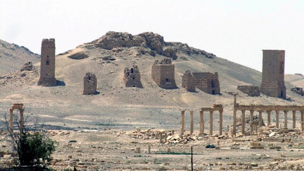 The ancient Roman city of Palmyra.