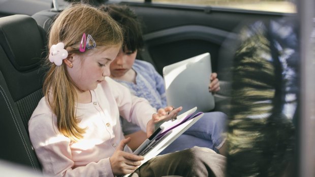 Keep the kids entertained on a road trip with mobile broadband.