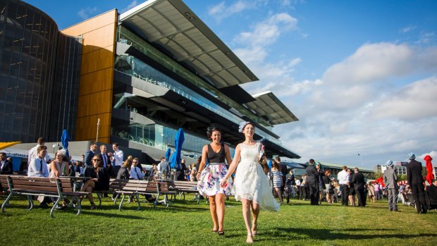 Front and centre: Punters will see all the action in front of Randwick's $150 million grandstand.
