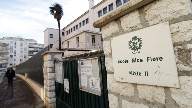 The Nice school where an eight-year-old boy was questioned by police for expressing "solidarity" with the Paris gunmen.