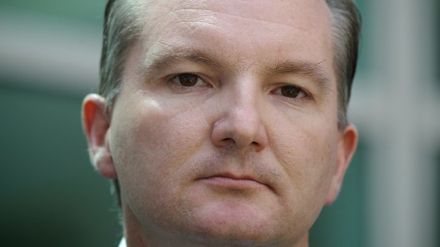 Chris Bowen: Admitted the interview was not his best performance.