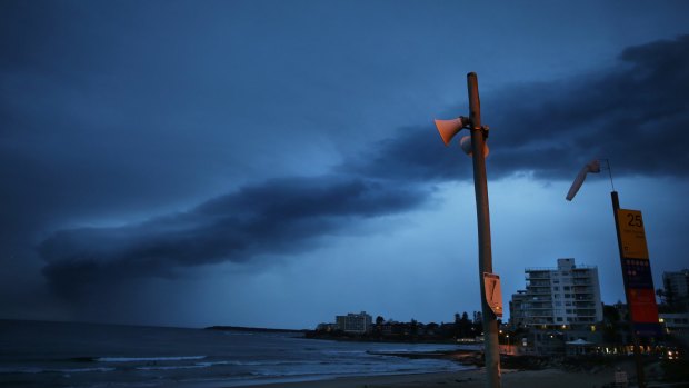 A much needed rain front moves through Cronulla earlier this month, with the prospect of more to come.