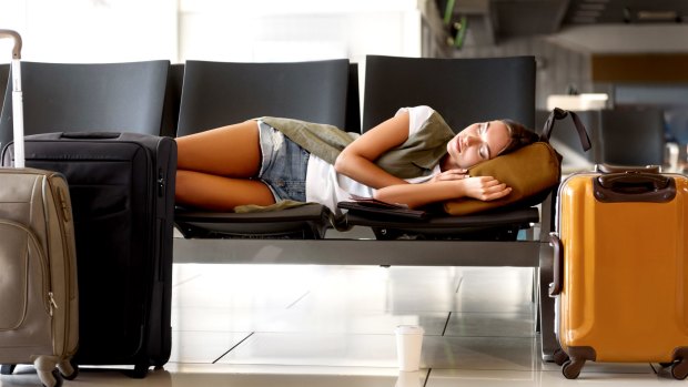 Is sleeping in airports acceptable?