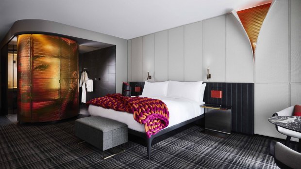 The rooms and suites are dubbed either 'WOW', 'Extreme Wow' or 'Fabulous'.