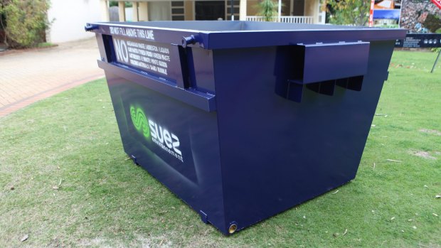 The City of Stirling is championing the skip bin solution. 