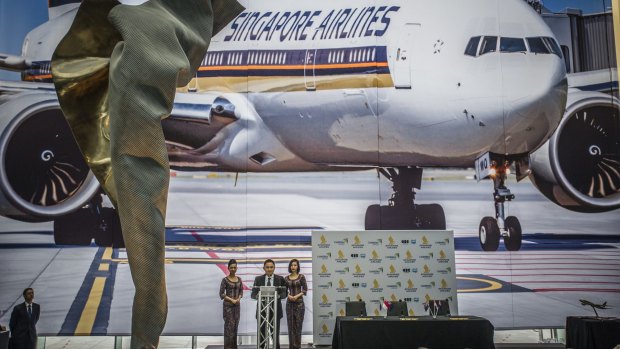 Singapore airlines launches its capital express route.