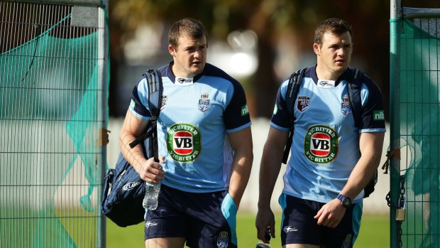 Siblings united: Josh Morris and Brett Morris have had a long history of playing together at NSW and Australian level.