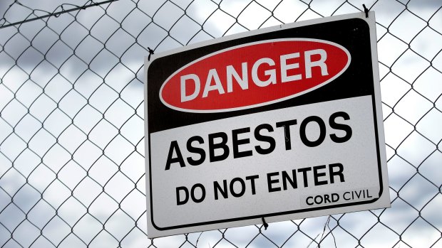 A Chifley homeowner has been hit with an improvement notice after incorrectly removing an asbestos fence.