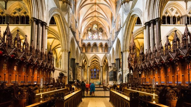 Salisbury cathedral.