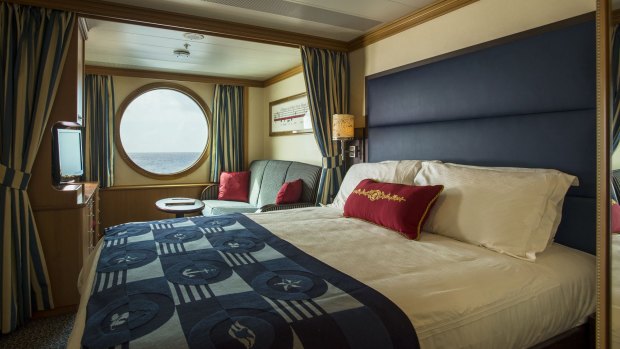 The ship can accommodate up to 2400 passengers across 875 staterooms.