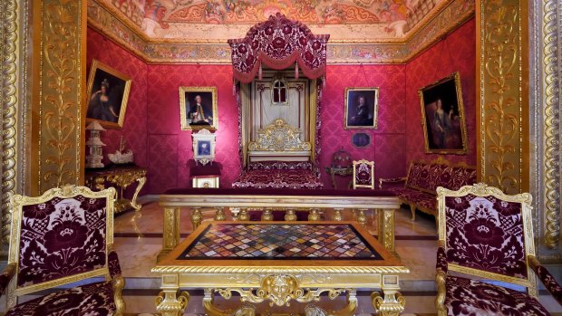 The Duke of York room in Monaco's royal palace.