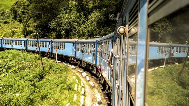 The scenic train journey to the former English hill station of Nuwara Eliya, and on to Haputale.