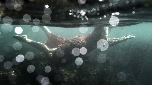 James Alcock says his mermaid photograph is inspired by the work of artist Martine Emdur.