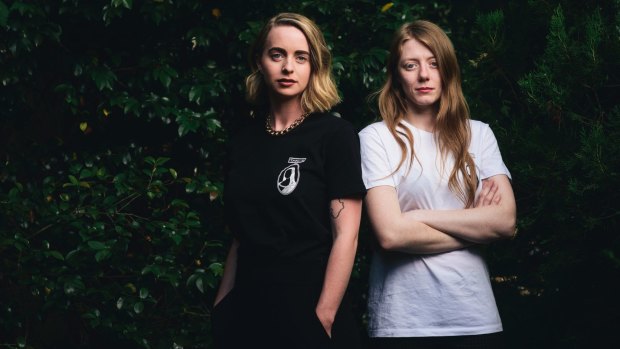 Canberra Band Moaning Lisa frontwomen Charlotte Versegi and Hayley Manwaring have spoken about anti-social behaviour at gigs.