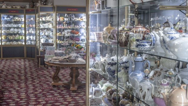 You'll get more than a hot drink when you book a table at Bygone Beautys Treasured Teapot Museum and Tearooms. 