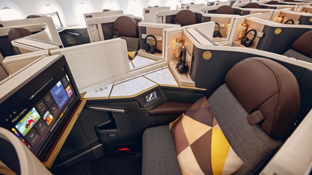 Etihad Airways' business offering from Abu Dhabi includes a dedicated check-in facility for business passengers.