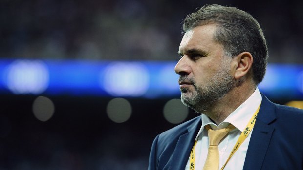 Controversial: Socceroos coach Ange Postecoglou was the centre of a storm this week.