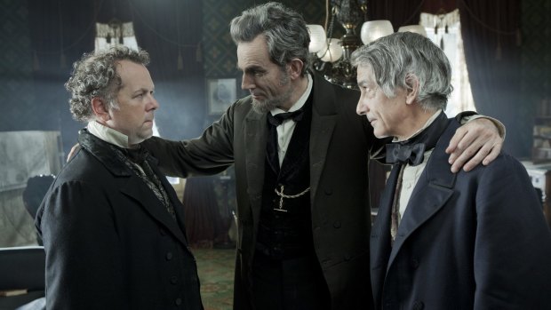The lawyer as dealmaker: Daniel Day-Lewis (centre) as Abraham Lincoln in <i>Lincoln</i>.