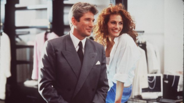 Richard Gere and Julia Roberts in Pretty Woman, directed by Garry Marshall.