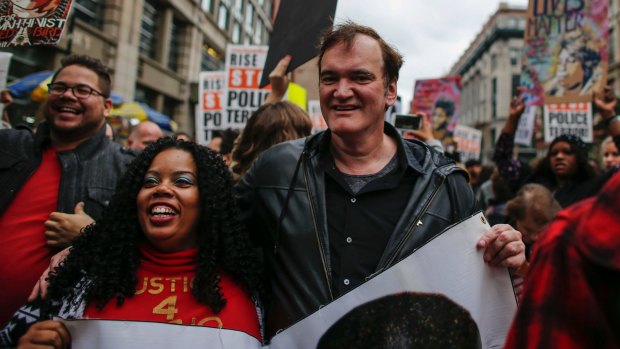 Quentin Tarantino has not had many high-profile supporters after his comments at the Rise Up October march to denounce police brutality in Washington Square Park, New York. 