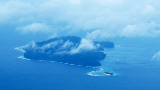 Run, a tiny island in Indonesia, is about three kilometres long and one kilometre wide.