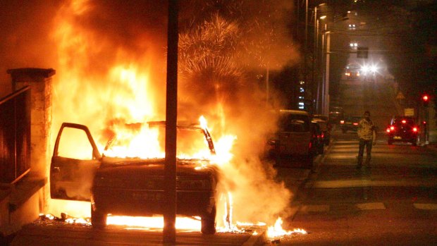 Vehicles and buildings were torched by disenfranchised youths in 2005. 