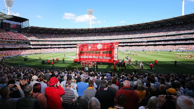 Grand final day in 2014.