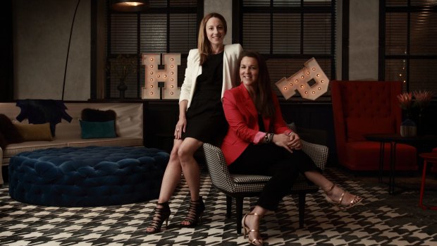Sisters Emma Cronin, left, and Fiona Pearse are the founders of online delivery service Want it Now. 