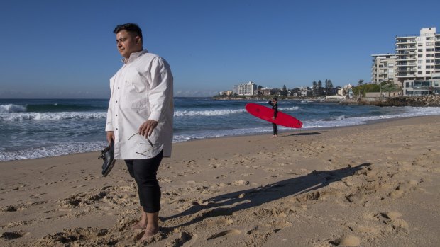 Surreal and familiar: Brad Singh returned to Cronulla due to the COVID-19 outbreak after living in London for two years.