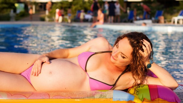 It pays to enjoy a leisurely pace if taking your holidays while pregnant.