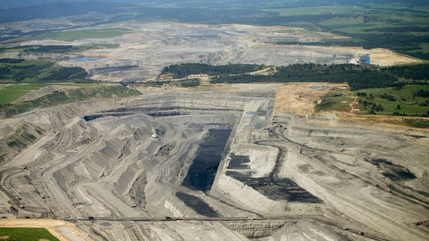 Rio Tinto's Warkworth mine in the Hunter Valley of NSW.