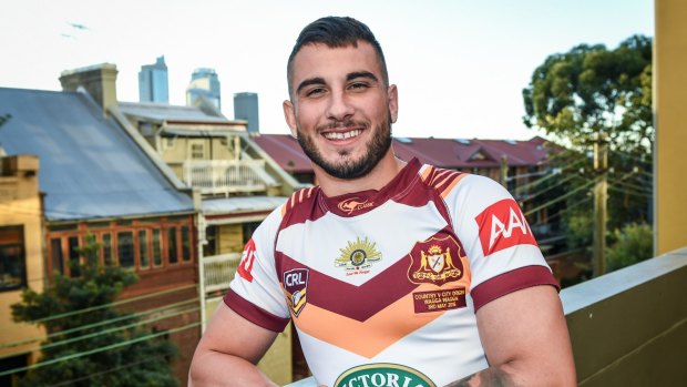 Rookie on the rise: Jack Bird was proud to earn his stripes with the Country Origin side.  