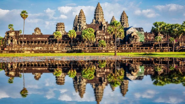 No Cambodian structure is as iconic as Angkor Wat.