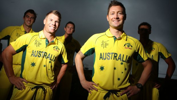 Testing times: Michael Clarke (right) is keen to hold on to the captaincy despite his injury woes.