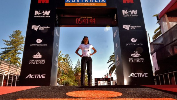 Turia Pitt is competing in her first ironman triathlon since suffering horrific burns in 2011.