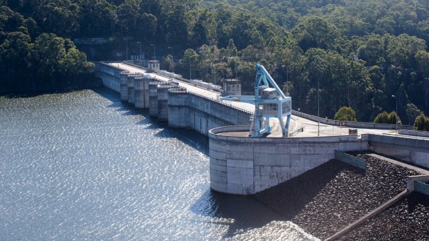 Warragamba Dam, Sydney's main catchment, last spilled over in August 2015 - and may again on Monday.