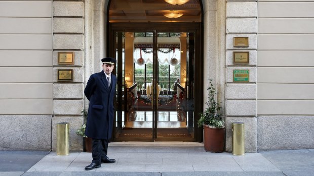 Grand hotel:  the Four Seasons in Milan.


