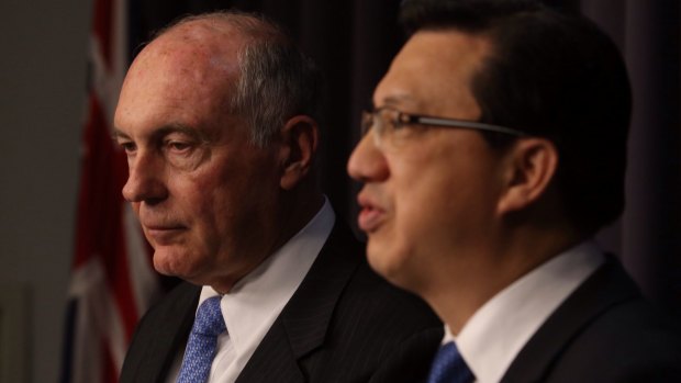 Deputy Prime Minister Warren Truss and Malaysian Transport Minister Liow Tiong Lai earlier in the year.