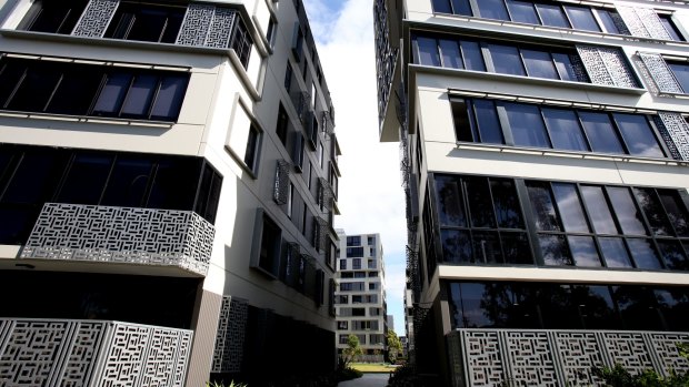 Buying up apartments: Lending to property investors is near a record high.