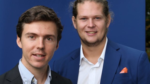 Nic Marchesi and Lucas Patchett have been named the Young Australians of the Year. 