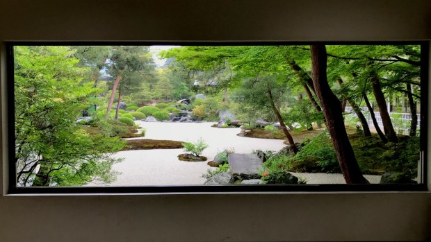 Gardens become framed landscape paintings at The Adachi Museum of Art in Japan.