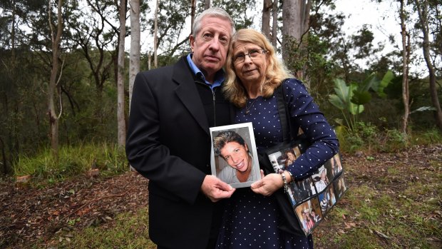 Matthew Leveson's parents, Faye and Mark, with a photograph of him.